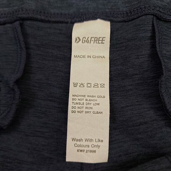 G4Free Wide Leg Pants Womens Large Navy Soft Fabric Comfort Activewear Yoga - Picture 9 of 11